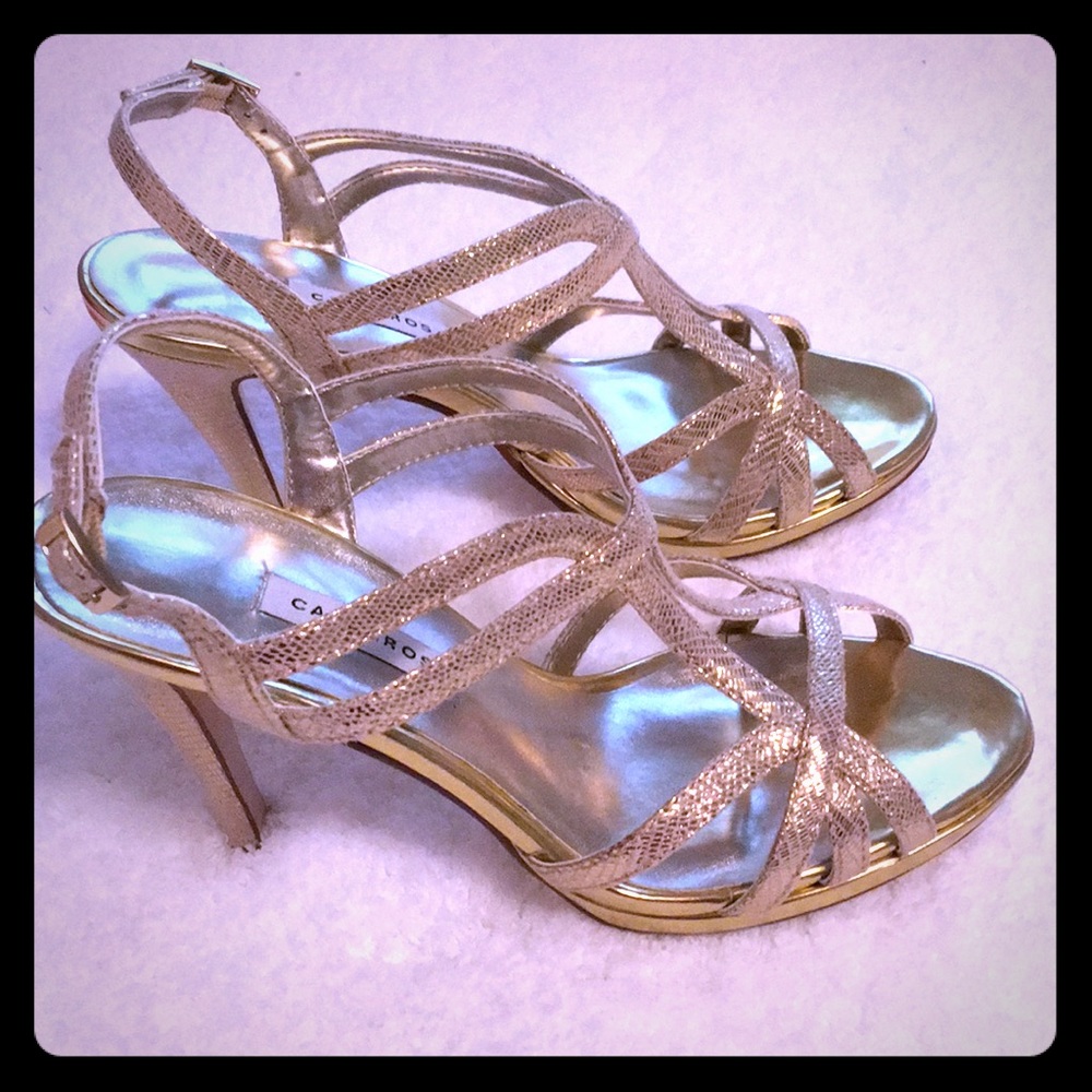 Caparros Gold  Heels